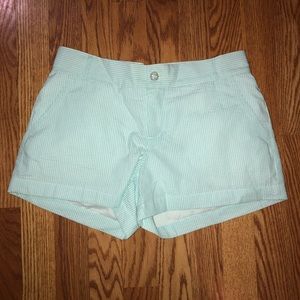 NWT Seersucker Poplin Shorts “Mint” Size Small